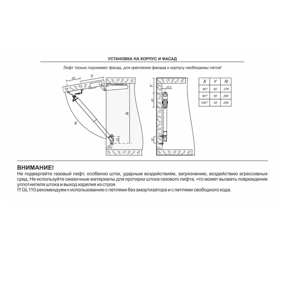 Газовый лифт с фиксацией положения и амортизацией OZON GL110GRPH/50/3  графит ✳️ купить по цене 549 ₽/шт. в Ульяновске с доставкой в  интернет-магазине Леруа Мерлен