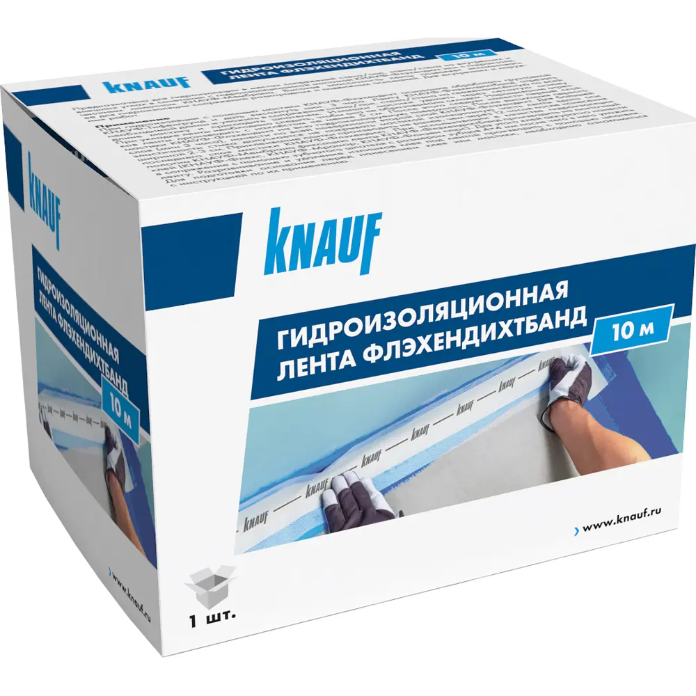 Лента гидроизоляционная Knauf Флэхендихтбанд 7/12 см 10 м ✳️ купить по цене  1518 ₽/шт. в Санкт-Петербурге с доставкой в интернет-магазине Леруа Мерлен