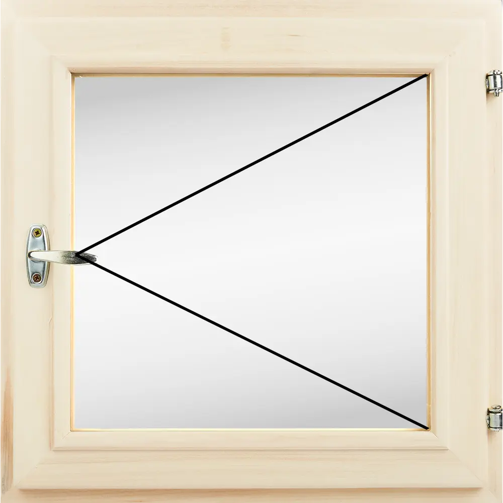 Окно для бани деревянное одностворчатое Липа 500x500 мм (ВхШ) поворотное  однокамерный стеклопакет цвет натуральный ✳️ купить по цене 4216 ₽/шт. в  Москве с доставкой в интернет-магазине Лемана ПРО (Леруа Мерлен)