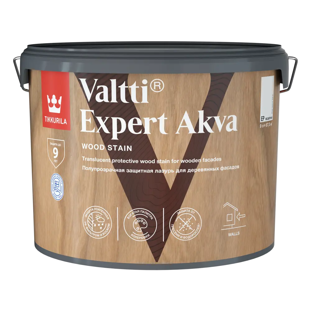 Tikkurila Valtti Expert Akva тик 9 л