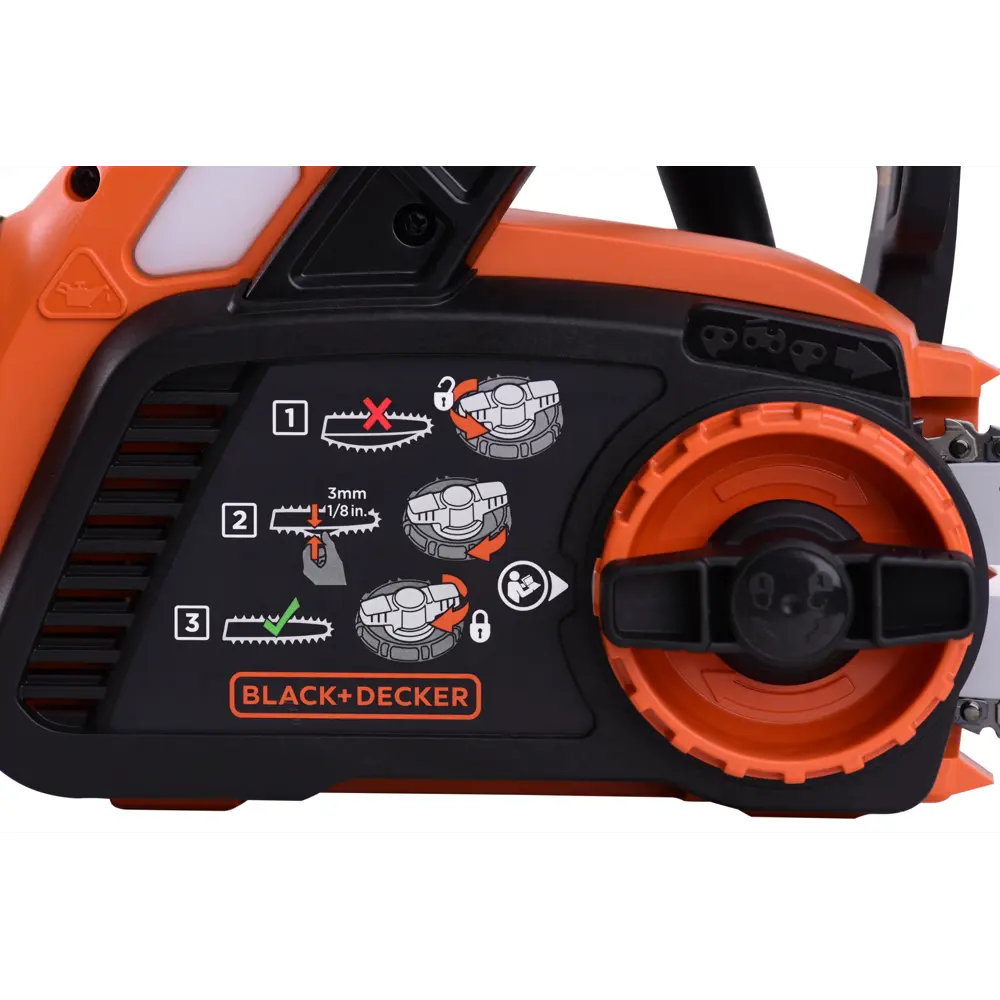 Аккумуляторная пила Black Decker 18 В шина 25 см АКБ и ЗУ в комплекте ✳️  купить по цене 10713 ₽/шт. в Москве с доставкой в интернет-магазине Леруа  Мерлен