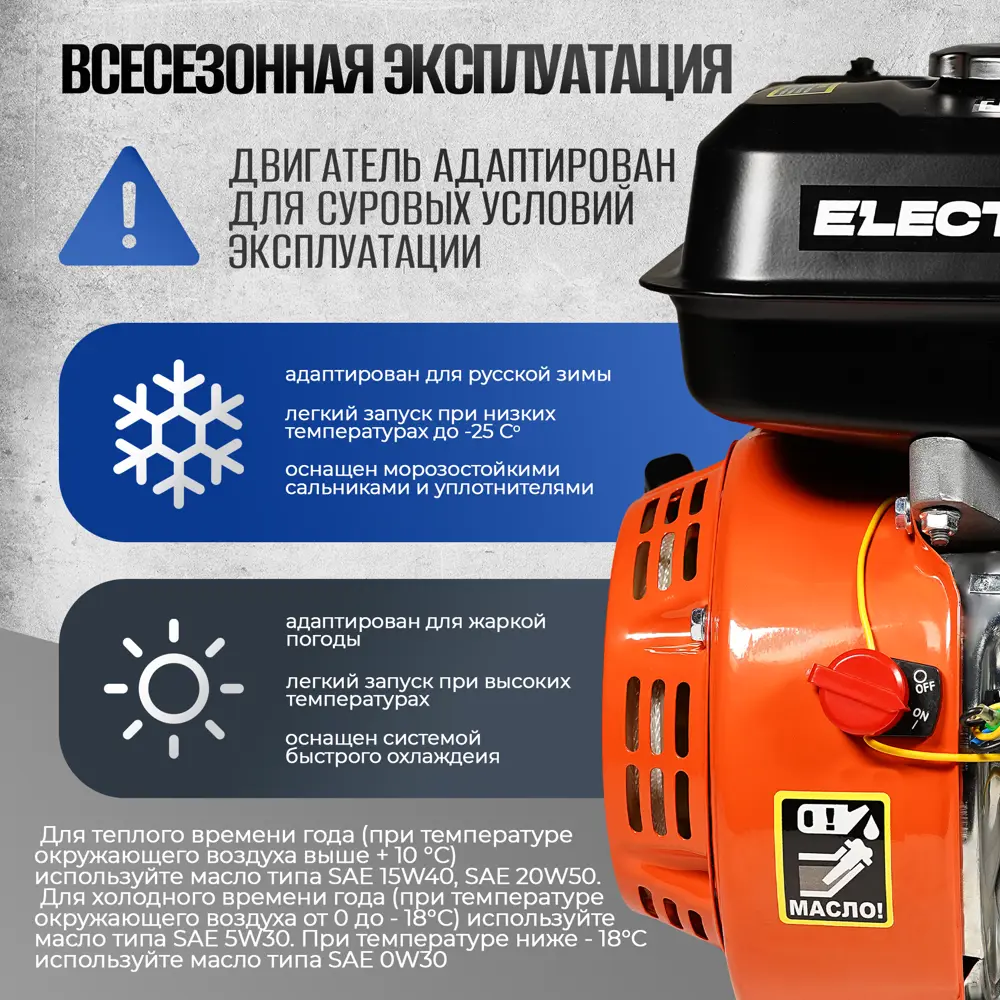 Двигатель бензиновый Electrolite LT 170F/S 20мм 7 л.с. ✳️ купить по цене  10472 ₽/шт. в Архангельске с доставкой в интернет-магазине Леруа Мерлен