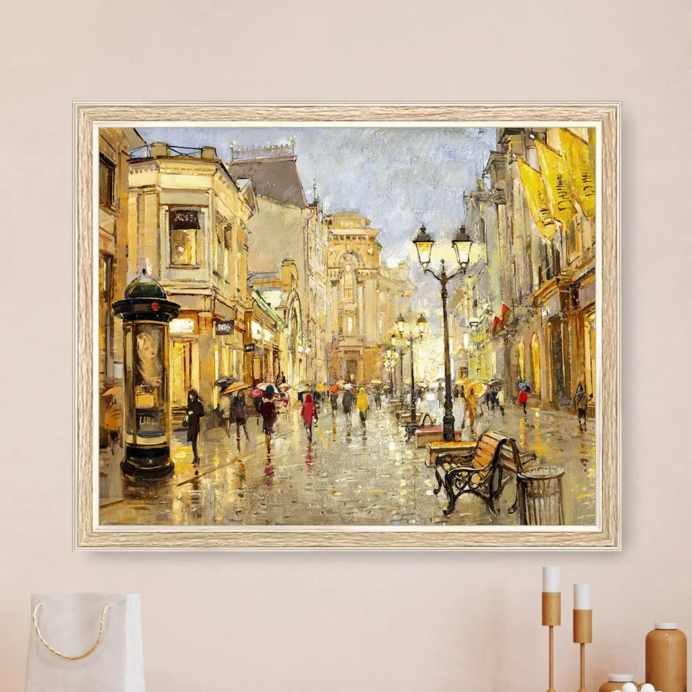 Картина в раме Grafis-art Кузнецкий мост II 47x57 см ✳️ купить по цене 2240  ₽/шт. в Архангельске с доставкой в интернет-магазине Леруа Мерлен