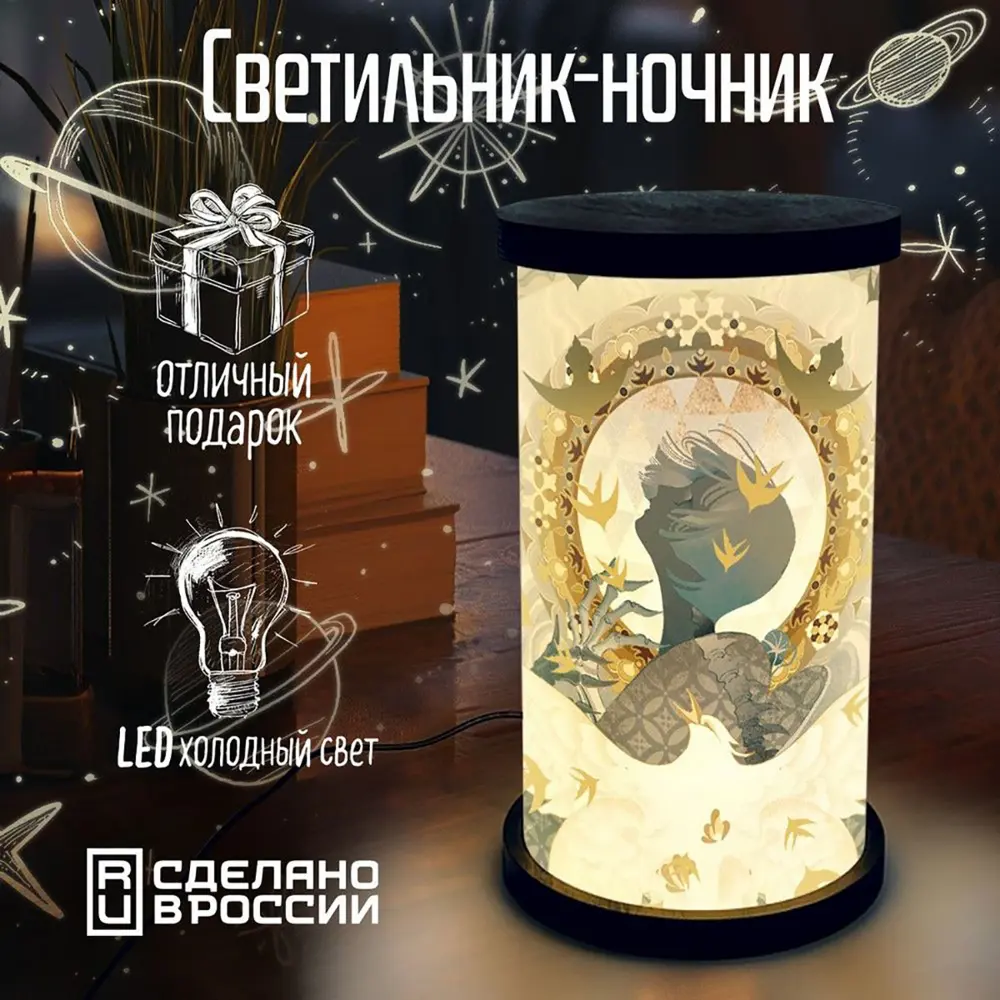 Ночник светодиодный Бруталити Cylinder-og-140324-0151 Arthur cylinder азия  эстетика - 152 ✳️ купить по цене 1790 ₽/шт. в Казани с доставкой в  интернет-магазине Леруа Мерлен