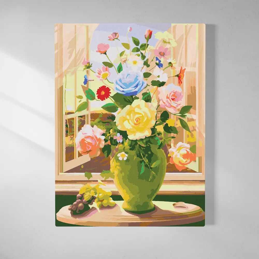 Картина по номерам Ваза с цветами 30х40см по цене 935 ₽/шт. купить в  Владивостоке в интернет-магазине Леруа Мерлен