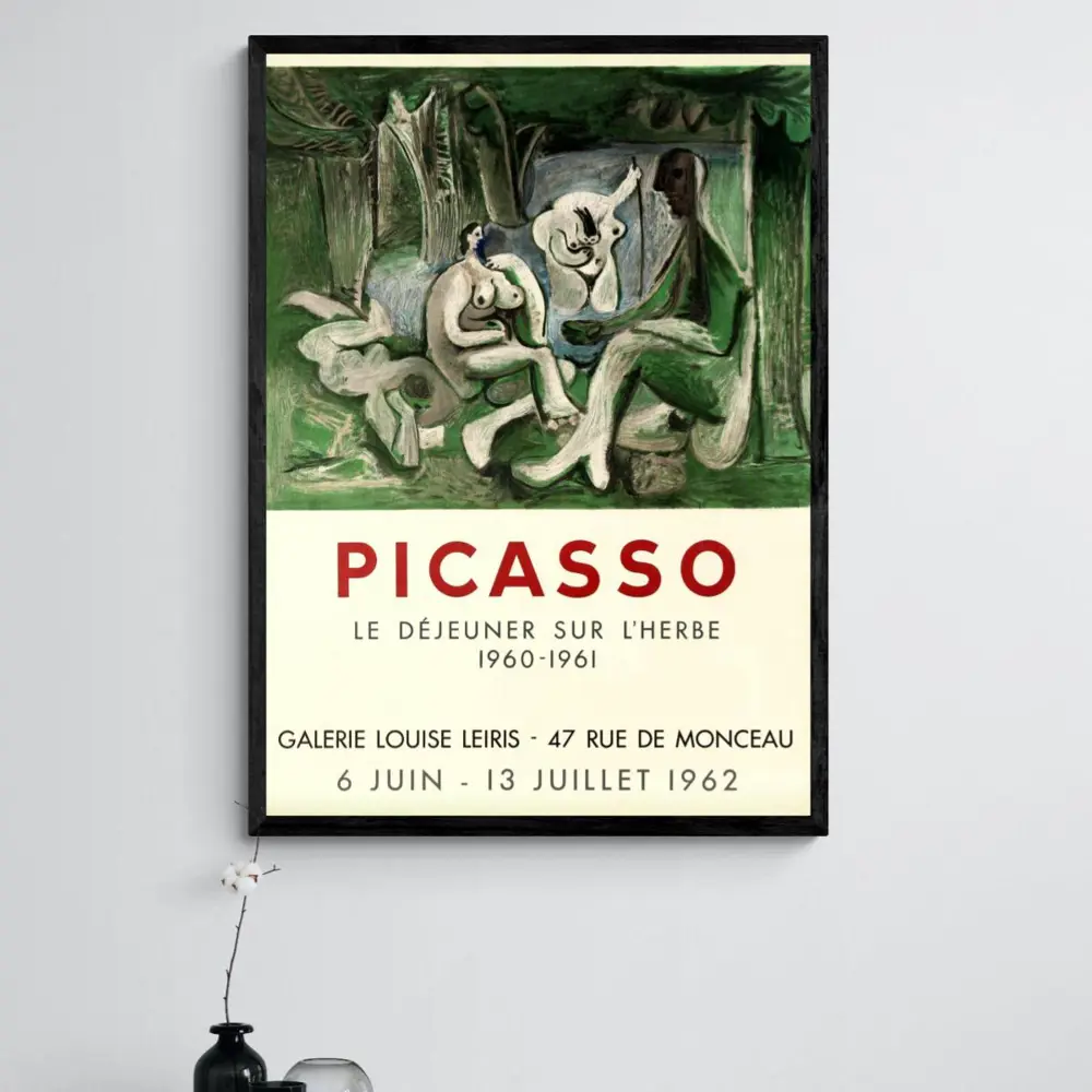 Постер Пабло Пикассо - Завтрак на траве 60x90 см в раме по цене 4990 ₽/шт.  купить в Ижевске в интернет-магазине Леруа Мерлен