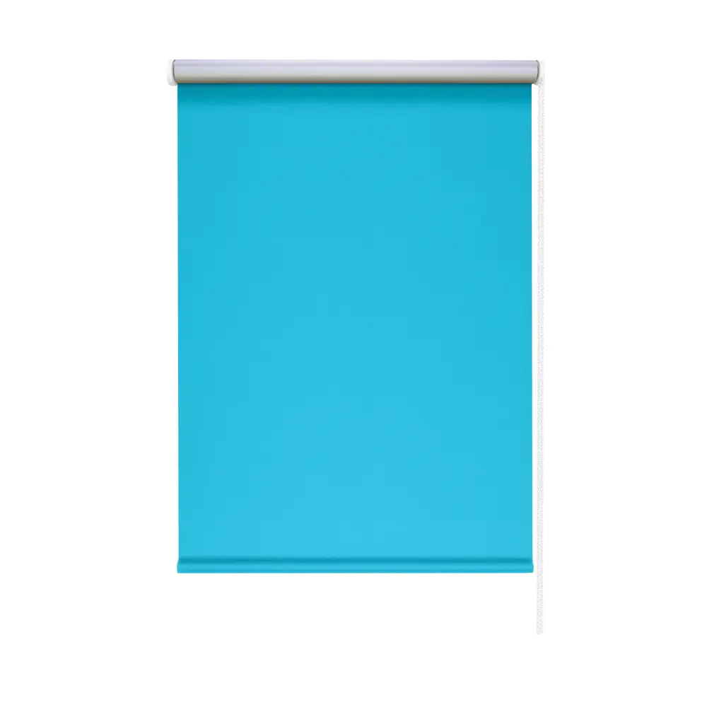 Рулонная штора Эскар Blackout SilverBack 130x160 см цвет голубой по цене  2086 ₽/шт. купить в Новокузнецке в интернет-магазине Леруа Мерлен