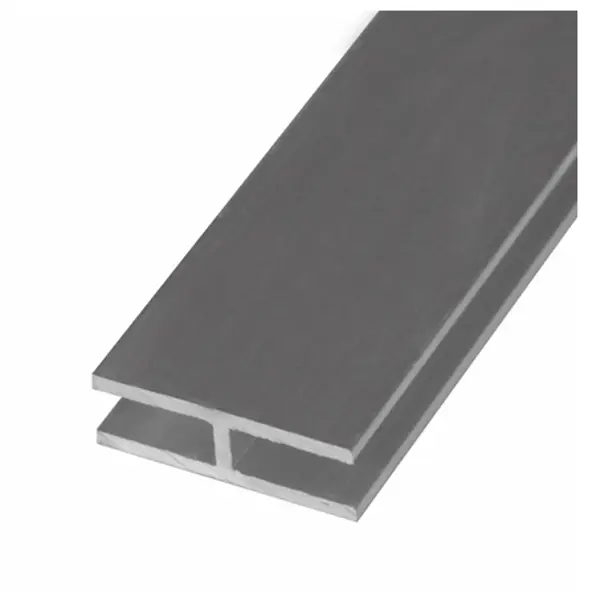 Двутавр алюминиевый 30х20х30х1.5 мм 2 м цвет серебро j профиль для фасадных панелей fineber 3000 мм цвет коричневый