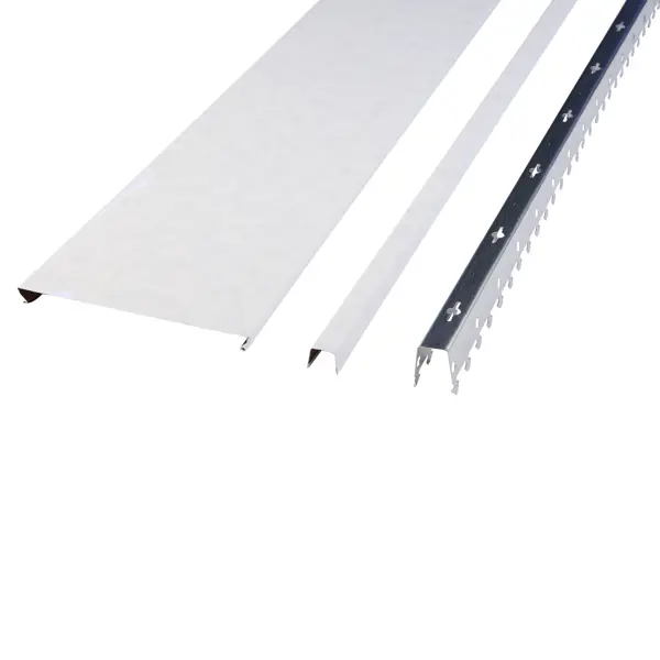 Комплект потолка 1.7x1.7 м цвет белый мрамор комплект из двух журнальных столов лесли 810×610×500 мм белый мрамор титан