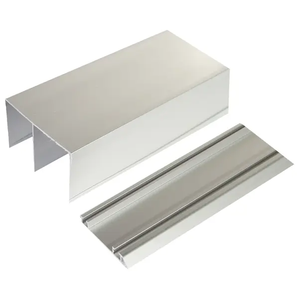 Комплект направляющих для проема 3600 мм цвет серебро комплект для навески шкафов 125 кг белый