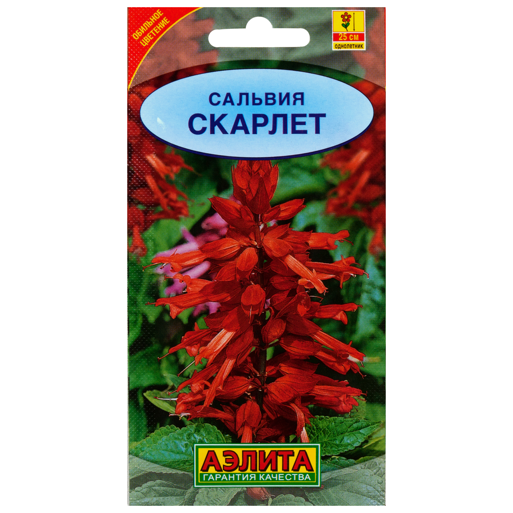Семена цветов  Скарлет красная Аэлита ️  по цене 27 ₽/шт .