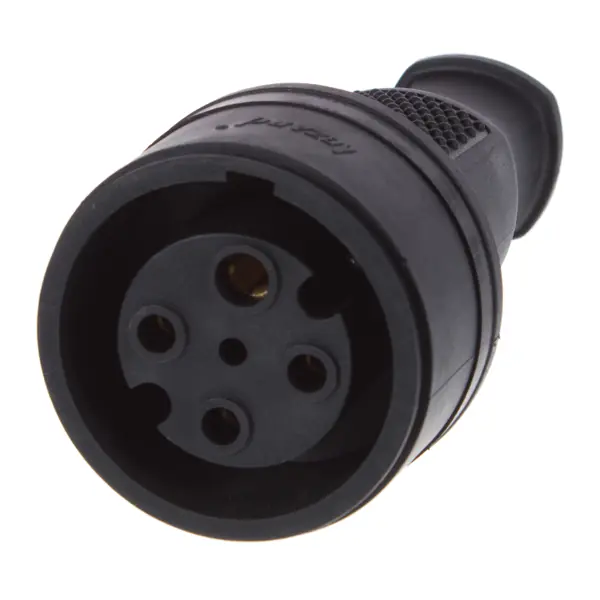 Розетка чёрная силовая Lezard 3 фазы, 380 В индустриальный розетка для оконцевания отдельностоящих кабелей nikomax