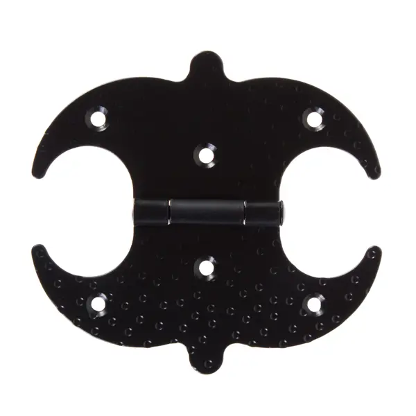 Петля мебельная накладная Amig 553-125, цвет чёрный универсальная мебельная петля amig