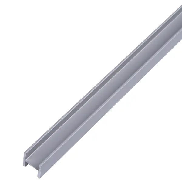 Планка для стеновой панели H-образная 60x1x0.4 см алюминий подвесное крепление для светодиодной панели