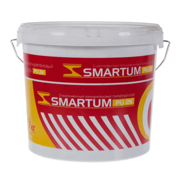 Клей для паркета Smartum двухкомпонентный 7 кг клей водно дисперсионный homakoll для паркета 4 кг
