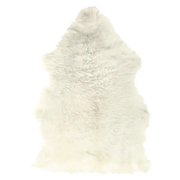Шкура овечья одинарная 45x65 см цвет белый одеяло овечья шерсть оригинал облегченное р 172х205