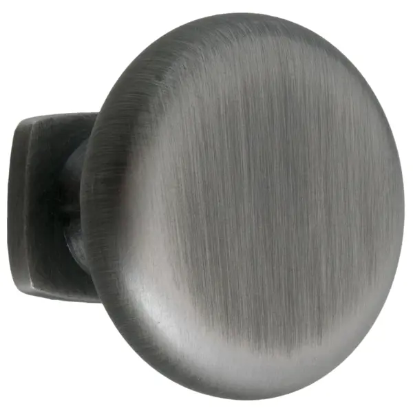 Ручка-кнопка RC414BAP металл цвет графит наконечник заглушка orbis металл графит 2 см 2 шт