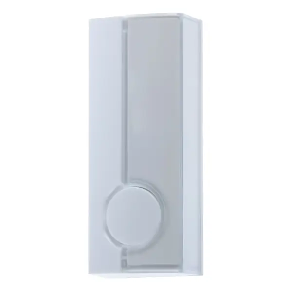 Кнопка для дверного звонка проводная Zamel PDJ-213/P с подсветкой цвет белый кнопка звонка для проводных звонков tdm electric кп 01 sq1901 0019