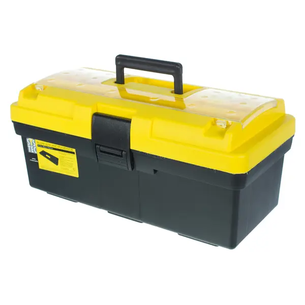 Ящик для инструмента Systec BEX16-3 195x185x415 мм, пластик, цвет черно-жёлтый полка для инструмента systec 470x160 мм