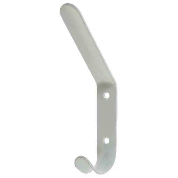 Крючок-вешалка КВ-02, цвет белый вешалка для шарфов и головных уборов мультидом