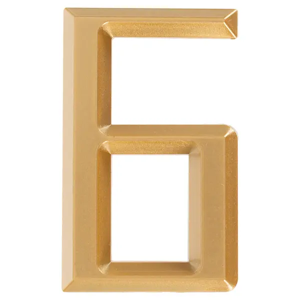 Буква «Б» Larvij самоклеящаяся 60x37 мм пластик цвет матовое золото коврик для мыши алфавит лора alphabet lore буква h