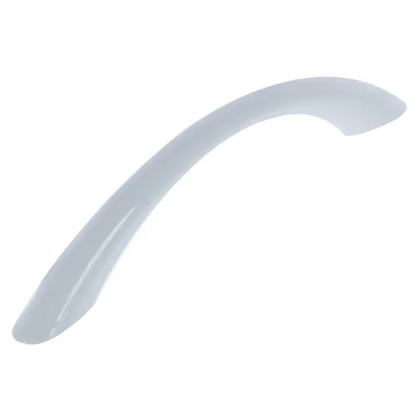 Ручка-скоба мебельная 96 мм цвет белый кисть для дизайна ногтей волос 18 см d 2 х 10 мм белый