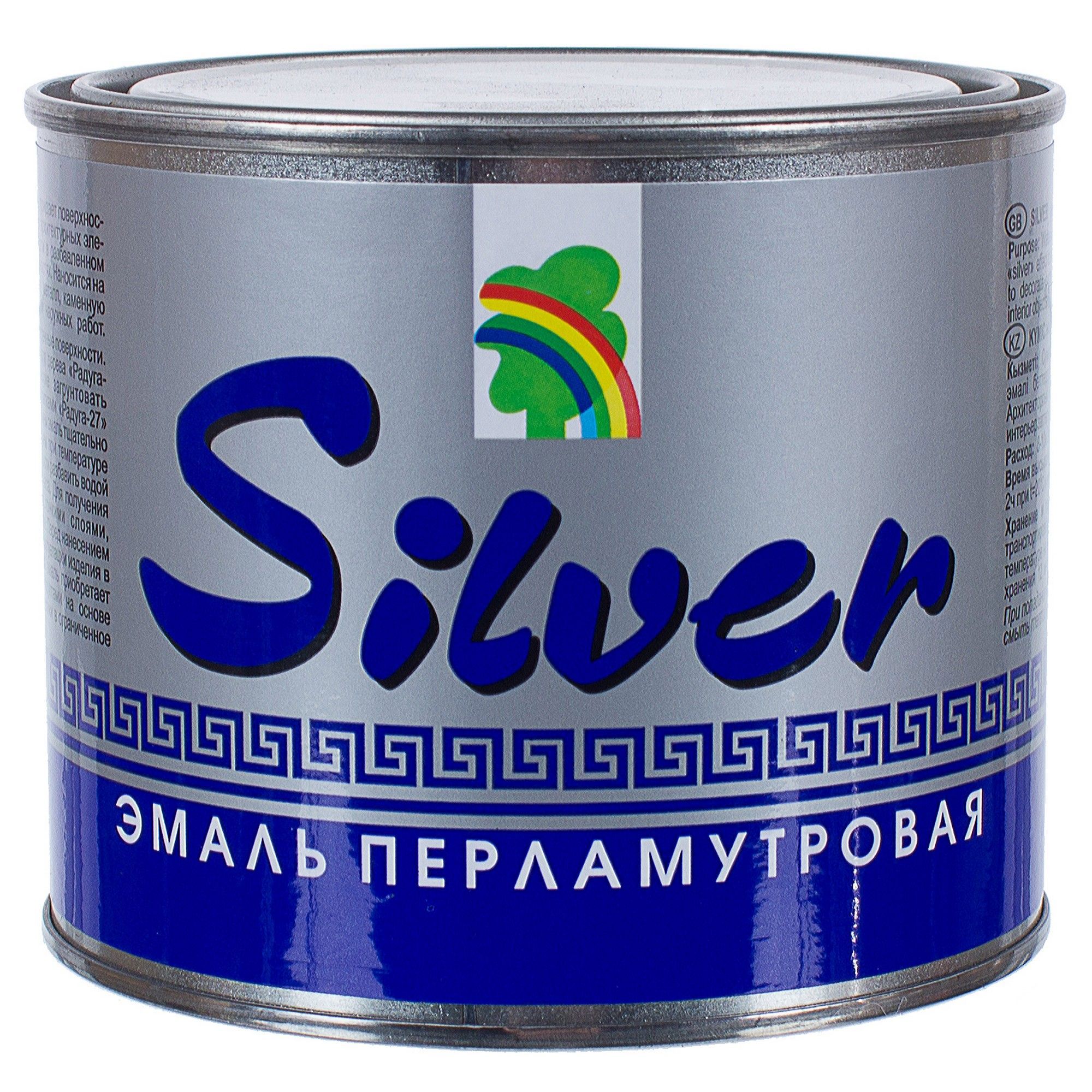  акриловая перламутровое серебро Р-117 0.4 л по цене 376 ₽/шт .