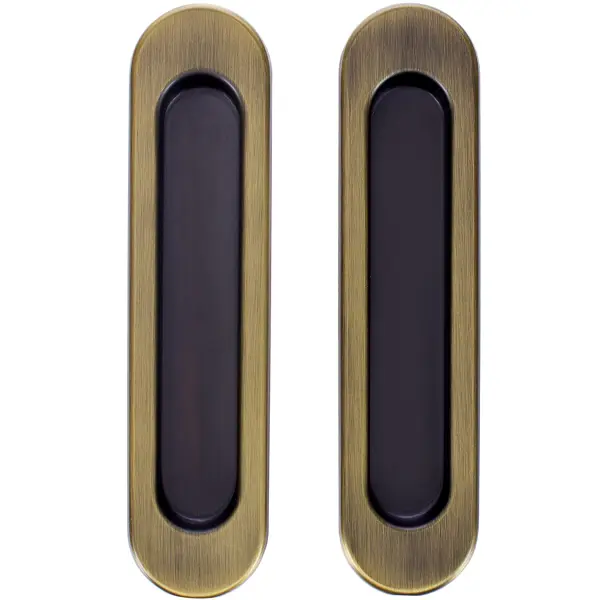 Ручка для раздвижных дверей SH010-BK WAB-11, цвет матовая бронза стопор для входных дверей 150 мм бронза
