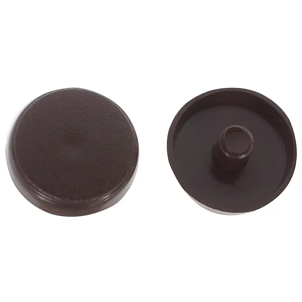Заглушки рамного дюбеля Element 15 мм пластик цвет темно-коричневый, 35 шт. пластиковая кнопка включения для asus zs571kl темно фиолетовая
