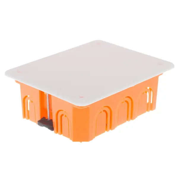 Распределительная коробка скрытая TDM СП 120х92х45 мм 10 вводов IP20 цвет оранжевый распределительная коробка dkc