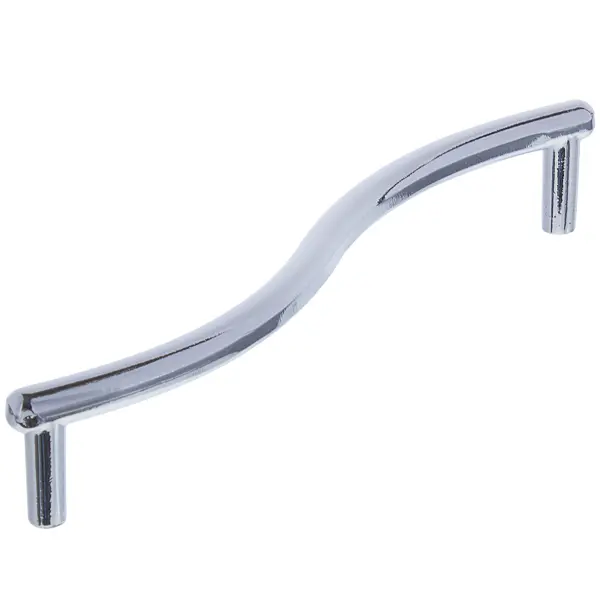 Ручка-скоба Kerron 140 мм металл цвет хром штанга для ванной комнаты vidage п образная диаметр 22 мм хром