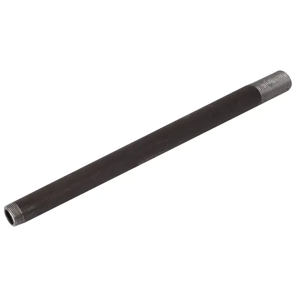 Сгон удлинённый d 15 мм L 0.4 м сталь цвет чёрный держатель для полотенец двойной 38 см 2 крючка нержавеющая сталь чёрный