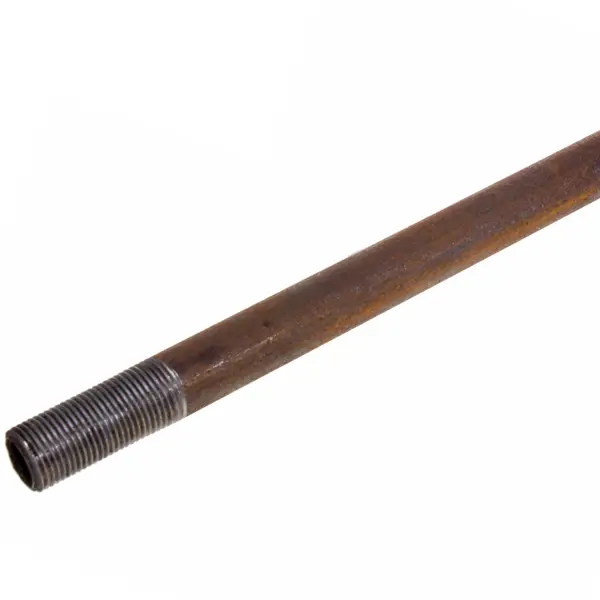 Труба d 15 мм L 1.5 м сталь цвет чёрный набор крючков вертикальных delinia id 4 2x1 9x1 8 см сталь чёрный 2 шт