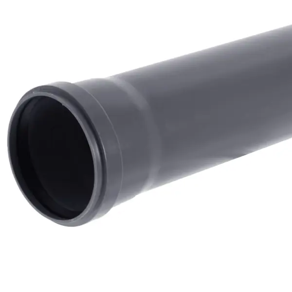 Труба канализационная ГОСТ Ø 110x2.7 мм L 2м полипропилен штуцер для сливных шлангов 19x19 мм полипропилен