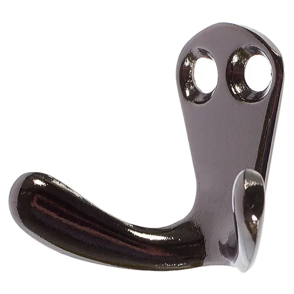 Крючок мебельный Jet 553, цвет чёрный никель крючок мебельный cappio horn двухрожковый