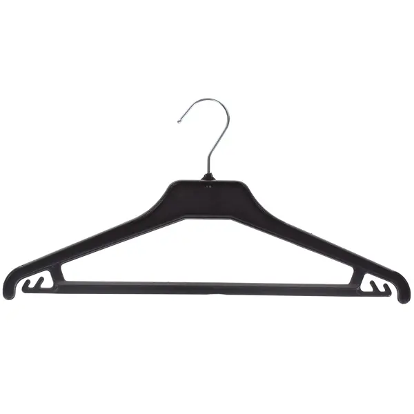 Плечики для легкой одежды 42 см пластик цвет чёрный разъем легкой оконцовки hyperline