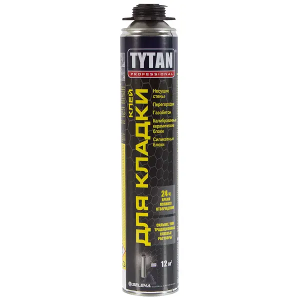Клей для кладки Tytan Professional 870 мл раствор для кладки огнеупорных кирпичей плитонит суперкамин огнеупор 4 кг