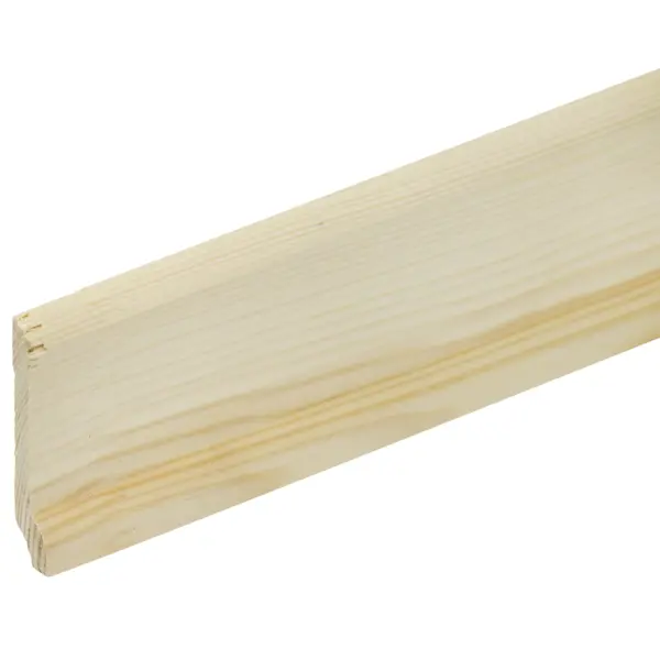 Плинтус деревянный (сосна без сучков) 55х3000мм