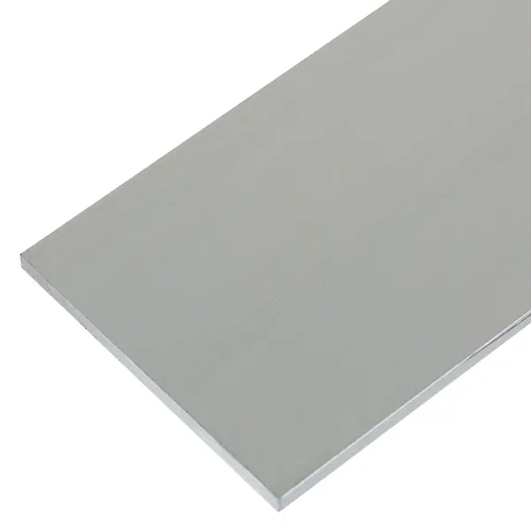 фото Полоса алюминиевая 30х2 мм 1 м цвет серебро без бренда