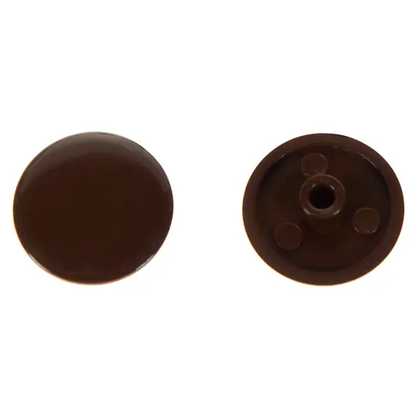 Заглушка на шуруп-стяжку Hex 7 мм полиэтилен цвет коричневый, 50 шт. заглушка для дверных коробок 14 мм полиэтилен коричневый 20 шт