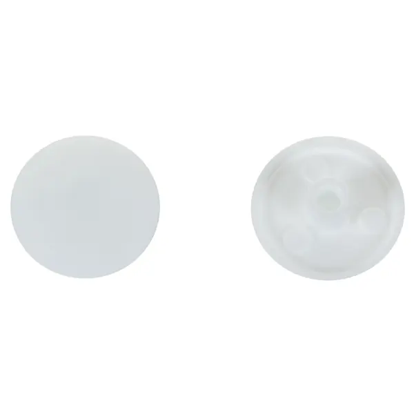 Заглушка на шуруп-стяжку Hex 7 мм полиэтилен цвет белый, 50 шт. заглушка на шуруп стяжку pz 7 мм полиэтилен бук 50 шт