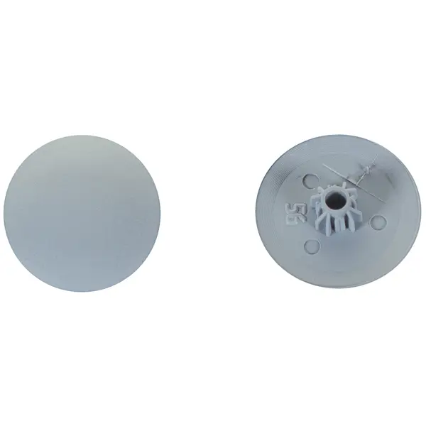Заглушка на шуруп-стяжку Hex 5 мм полиэтилен цвет серый, 40 шт. заглушка на шуруп стяжку hex 5 мм полиэтилен бук 40 шт