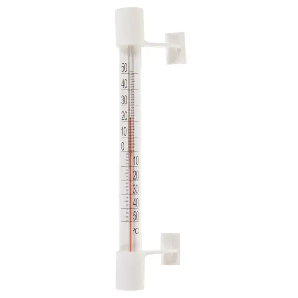Термометр оконный стеклянный Липучка оконный термометр inbloom
