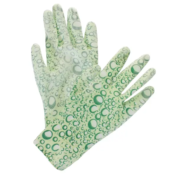 Перчатки садовые цветные обливные xy-33-M перчатки хозяйственные резина m dr clean