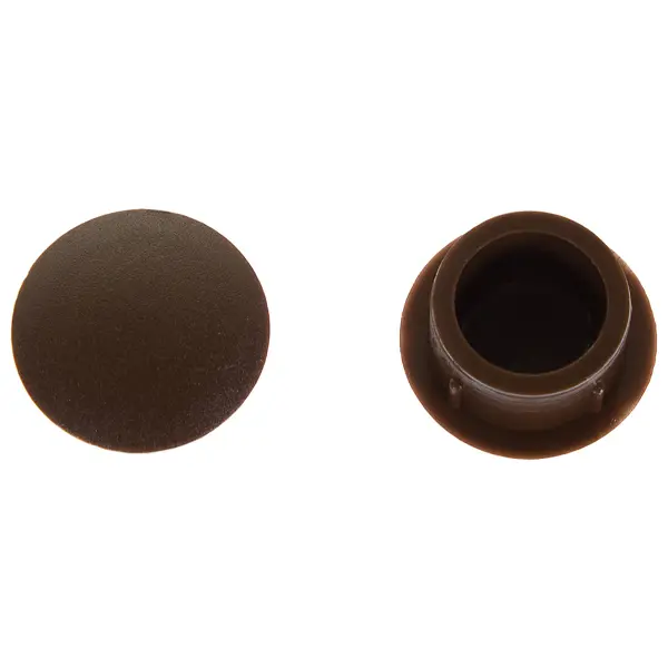 Заглушка для дверных коробок 14 мм полиэтилен цвет коричневый, 20 шт. заглушка на шуруп стяжку pz 7 мм полиэтилен коричневый 50 шт