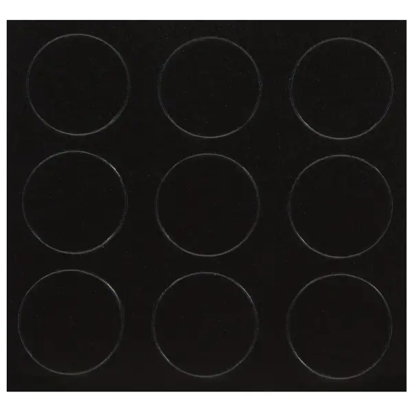 Заглушка самоклеящаяся 18 мм меламин цвет черный, 21 шт. комплект крепежа для телефона bbb guardian s 124x64x10mm bsm 11s
