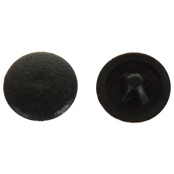 Заглушка на шуруп PZ 3 13 мм полиэтилен цвет чёрный, 50 шт. заглушка 50x50 мм внутренняя черная 2 шт