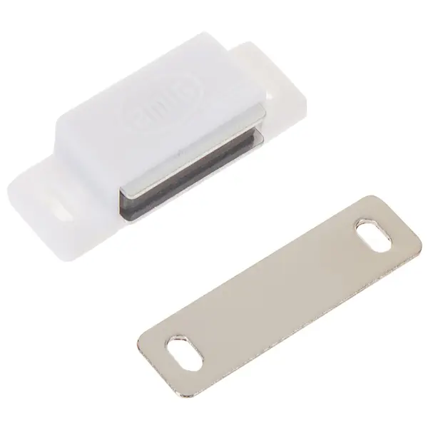 Защёлка магнитная Amig Модель 5 43х14.5 мм ПВХ цвет белый стилус для ipad gm108 hoco магнитная беспроводная зарядка белый