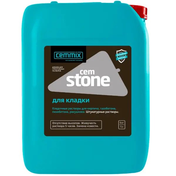 Добавка для кладки Cemmix CemStone 5л добавка для бетона комплексная sika antifreeze n9 1 л