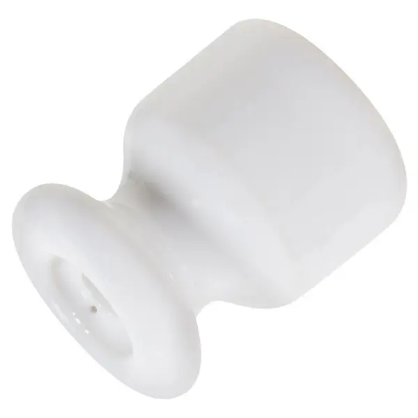 Изолятор для провода Electraline Bironi керамика цвет белый 10 шт. рамка electraline 2 поста керамика белая